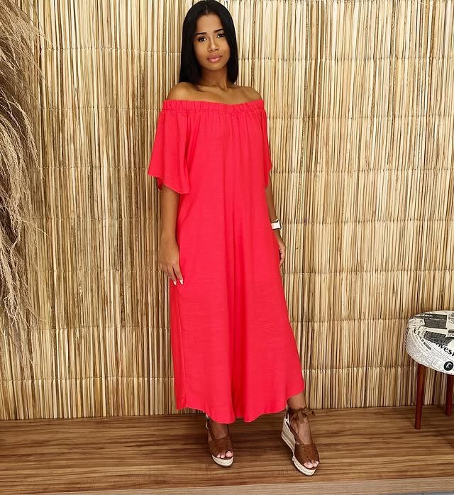 Vestido Longo Florido - Imagem 2